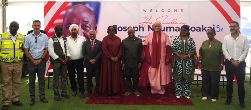 Inauguration/Ground Breaking Ceremony of Indian Enterprises by President of Liberia- 17 April 2026